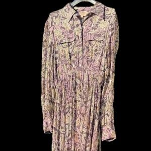 Rococo Sand Lavender Maxi Dress